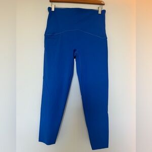 SPANX Cobalt Blue High-Waist Leggings